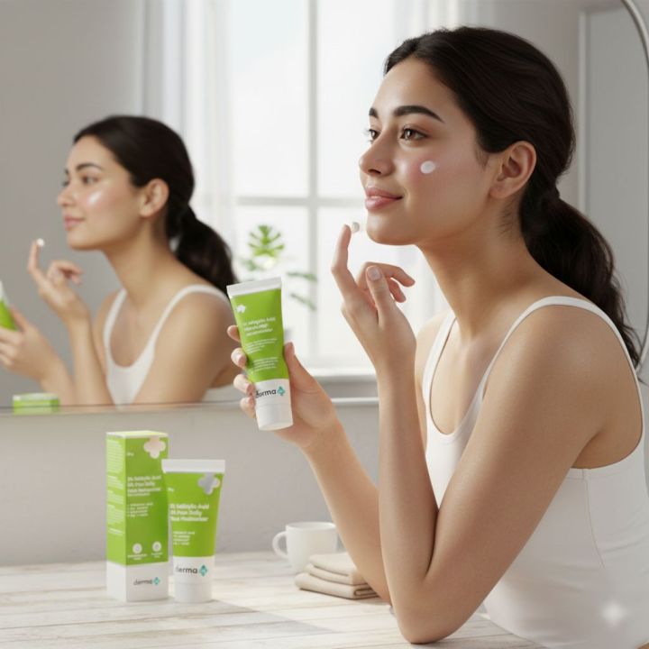 The Derma Co 1% Salicylic Acid Oil-Free Daily Face Moisturizer for ...