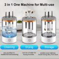 Electric USB Makeup Brush Cleaner & Dryer Kit | Automatic Spin Makeup Brush Washing Machine | Quick Dry Makeup Brush Cleaner | Portable Electric Brush Cleaner for Foundation, Powder & Eyeshadow Brushes | Beauty Tool for Women. 