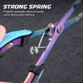 ✰✪Multifunctional Straight Nose Fishing Pliers Stainless Steel Color Titanium Open Ring Long Pliers For Fish Control Hook. 