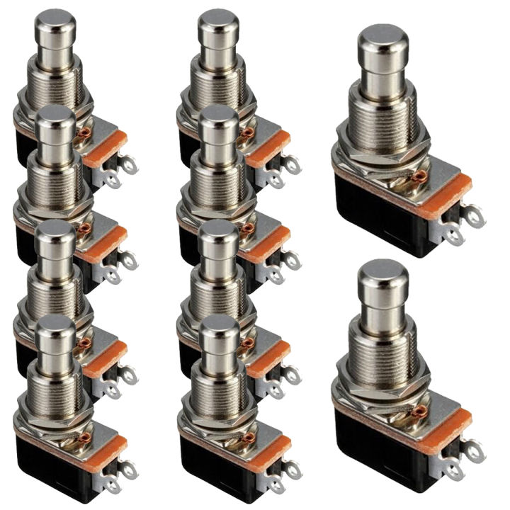 Miwayer%205/10Pcs%20Momentary%20Soft%20Guitar%20Footswitch%20-%2012mm%20Thread,%202%20Pin%20SPST%20NO,%20Quiet%20Push%20Button%20for%20Amp,%20DIY%20Pedal%20Projects%20-%20Image%207