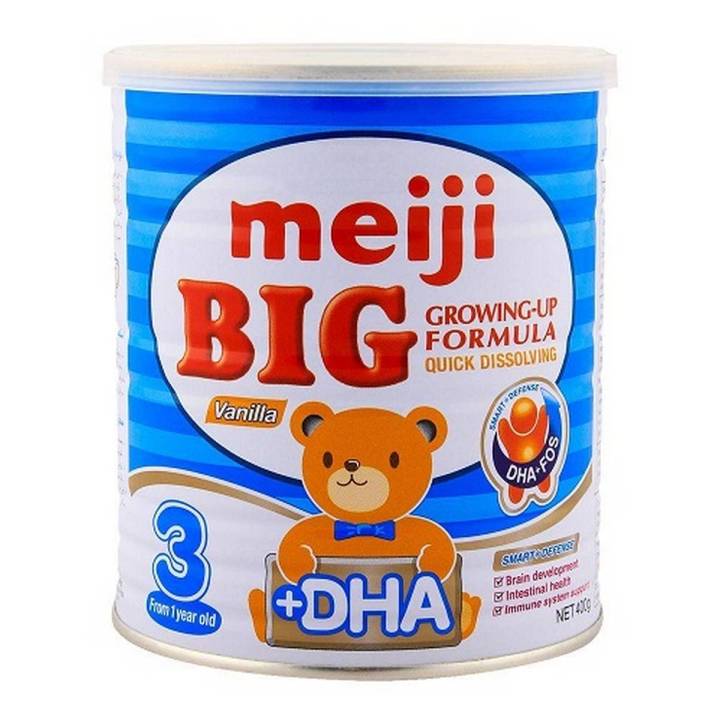 Meiji Big Growing Up Formula Stage 3 | 200g, 400g & 900g | Toddler Milk for 1–3 Years | Brain & Body Development | DHA, Calcium & Vitamins