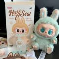 Labubu Doll 17cm Bunny Plush – The Monsters Have a Seat Series – Anime-Inspired Blind Box Mystery Collectible Toy with Keychain – Cute Pop Mart Style Gift for kids, Girls And Fans. 