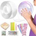 Balloon Diy Kit / Reusable and Washable Two Sided Tape Fun Tape for Di Craft, 3M and 5M Length Roll with 1 inch Width / Balloon Making Double Sided Tape,Only Use Hot Air For Soft The Tape & Make Unlimited DIY Craft. 
