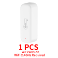 Tuya WiFi Temperature And Humidity Sensor APP Remote Monitor For Smart Home via Smart Life Work With Alexa Google Assistant. 