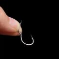 20Pcs Automatic Flipping Fishhook 1#-14# Offset Fishing Hook Two-bend Anti-skid Carp Hook Carbon Steel Hooks With Barb.