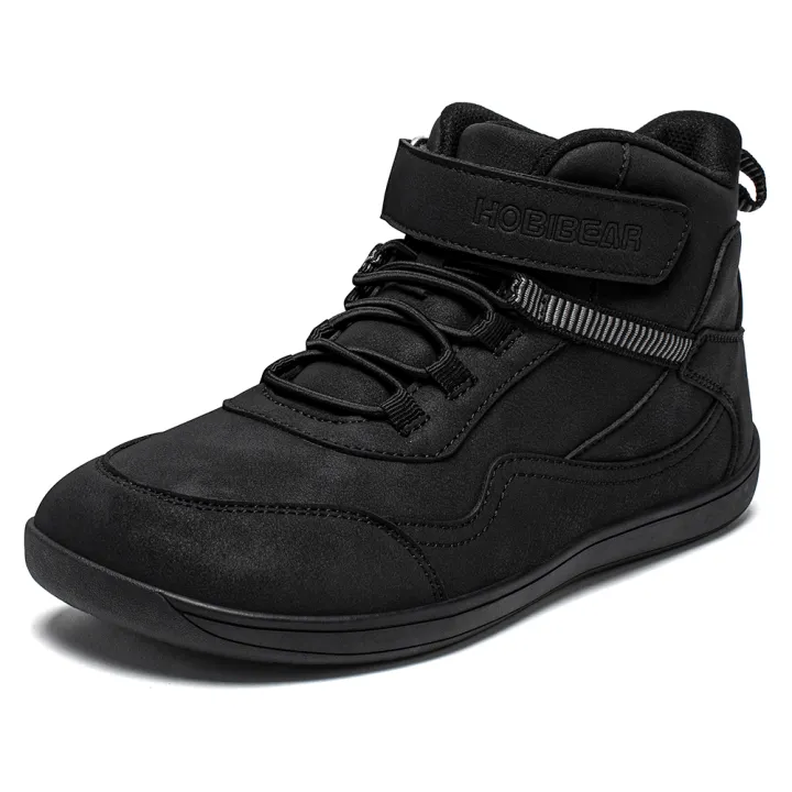HOBIBEAR%20Kids%20Mid-Barefoot%20Shoes%20Big/Kid%20Wide%20Toe%20Box%20Zero%20Drop%20Artificial%20Leather%20Hook-Loop%20Outdoor%20Boots%20-%20Image%202