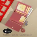 2023 New Small Wallet Female Cat Short Fold Personalized Student Cute Mini Fashion Wallet Zero Wallet. 