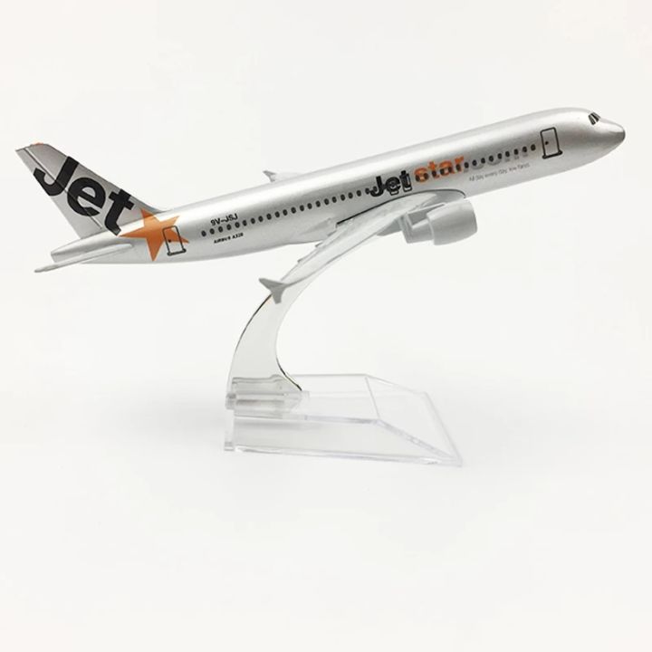 A320%20Jetstar%20Airlines%20Aeroplane%20Model%2016cm%20Simulation%20Airbus%20Metal%20Diecast%201:400%20Airplane%20Alloy%20Model%20Collections%20Gift%20Display%20-%20Image%203
