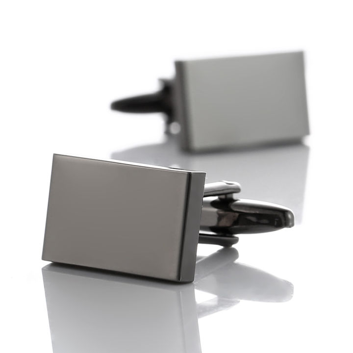 Simple%20Style%20Rectangle%20Cufflinks%20For%20Mens%20French%20Style%20Shirt%20Blank%20Buttons%20Business%20Metal%20Copper%20Brass%20Groom%20Gemelos%20Gifts%20-%20Image%207