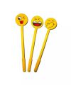 Funny Emojis Yellow School Stationary Favor Filler Gel Pen Emoji Emotion. 