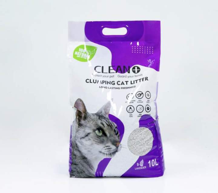 Clean%20+%20Clumping%20Cat%20Litter%20Lavender%20Flavor%2010L%20-%20Image%202