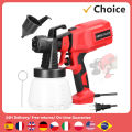 Electric Paint Spraying Machine 800ml Large Capacity Paint Bottle Detachable Multifunctional High Pressure Paint Sprayer. 
