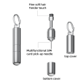 Cleaning Brush Card Pick-Up Pin 2-in-1 Cleaner Portable Keychain Suitable for Mobile Phones Speakers Earpieces Bluetooth Headpho.