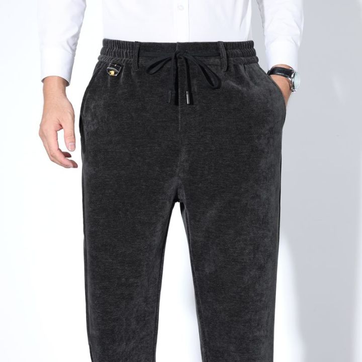 Casual%20Cotton%20Men%20Stretch%20Trousers%20Solid%20Slim%20Fit%20Men's%20Pants%20New%20Autumn%20Winter%20High%20Quality%20Classic%20Business%20%20Pants%20Men%20-%20Image%203