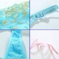 Luxury French Bikini Transparent Bikini Suit For Women Ladies and Girls Stylish Thongs with Bra Set Fashionable & Trendy Costumes Lace Transparent Lingerie From Charu Closet ( Black, Blue, Red, Pink, Purple & Rose).