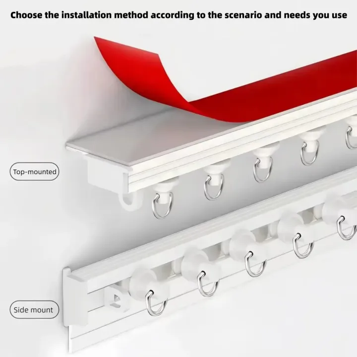Ultra%20Thin%20Self-adhesive%20Curtain%20Track%20Set%20No%20Drilling%20Silent%20Sliding%20Rail%20Ceiling%20Or%20Wall%20Installation%20For%20Bathroom%20Cabinets%20Ro%20-%20Image%203