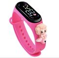 Disney Frozen Elsa Princess Led Electronic Waterproof Watch Cartoon Anime Character Snow White Sports Xiaomi Kids Watch Birthday Gift. 
