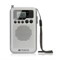 Retekess TR106 Mini Radios Portable Radio AM FM Battery Operated Pocket Radio Speaker Stereo LCD Display Headphone Jack Clock. 