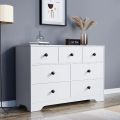 BM-Furniture Drawer Dresser, White Dresser for Bedroom, Wide Drawer Dresser Organizers, Modern Dresser for Bedroom, White. 