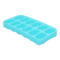 Ice cube tray different shapes in one trey heart star flower shape 18 cubes plastic mould. 