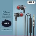 ▪GEEOO X11 Strong Bass IN-EAR EARPHONES with bag and holder. 