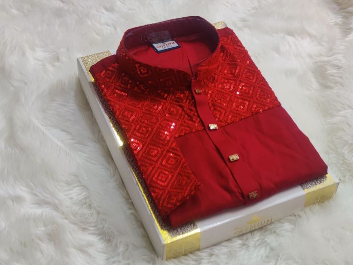Eid spcial mens New design semilong panjabi