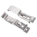 1 Pair Car License Plate Frame Holder Trailer Number Plate Clips Spring Loaded Stainless Steel Bracket Truck Frame Holder Clamp. 