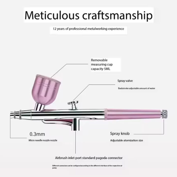 0.3mm%20Nozzle%20Airbrush%20Spray%20%20Portable%20Beauty%20Inkjet%20SingleAction%20Airbrush%20Nozzle%20Spray%20%20Model%20Cake%20Nail%20Car%20Paint%20Pen%20-%20Image%205