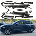 Chrome Delete Blackout Overlay For Porsche Cayenne 2010-2016 Window Trim Glossy Black Sticker. 