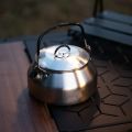 Stainless Steel Kettle 0.8L Portable Ultra Light Hiking Kettle Outdoor Coffee Pot Travel Camping Teapot Multifunctional Cookware.