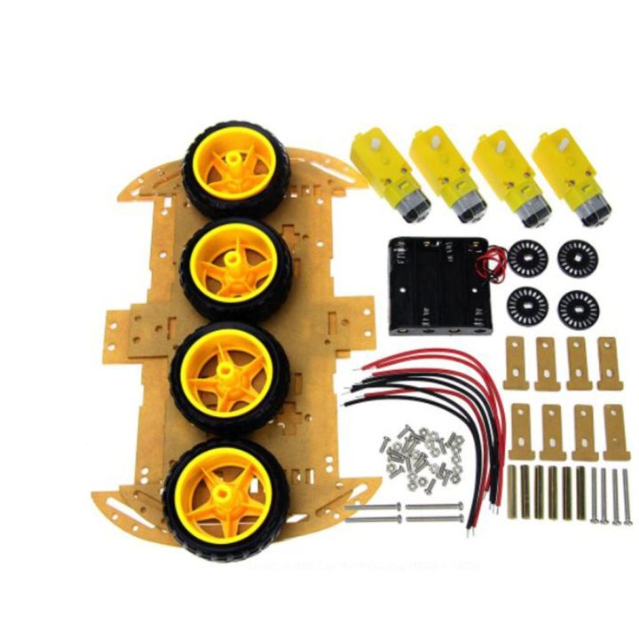 Arduino 4 Wheel Robot Smart Car Chassis Kit | Daraz.lk