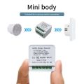 16A/20A WiFi Mini Smart Switch Module 2-way Control Cozy Life APP Remote Control for Alexa Home Automation Voice Control.