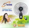 Remote Wall Fan with 5 Blade - 16 inch. 