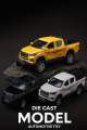 1:32 Die Cast Toyota Hilux Pickup Model Toy – White | Pull Back, Opening Doors, Metal Bod. 