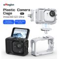 aMagisn Camera Frame Cage for Insta360 GO Ultra , Horizontal & Vertical Protective Plastic Cage Camera Accessory For Go Ultra. 