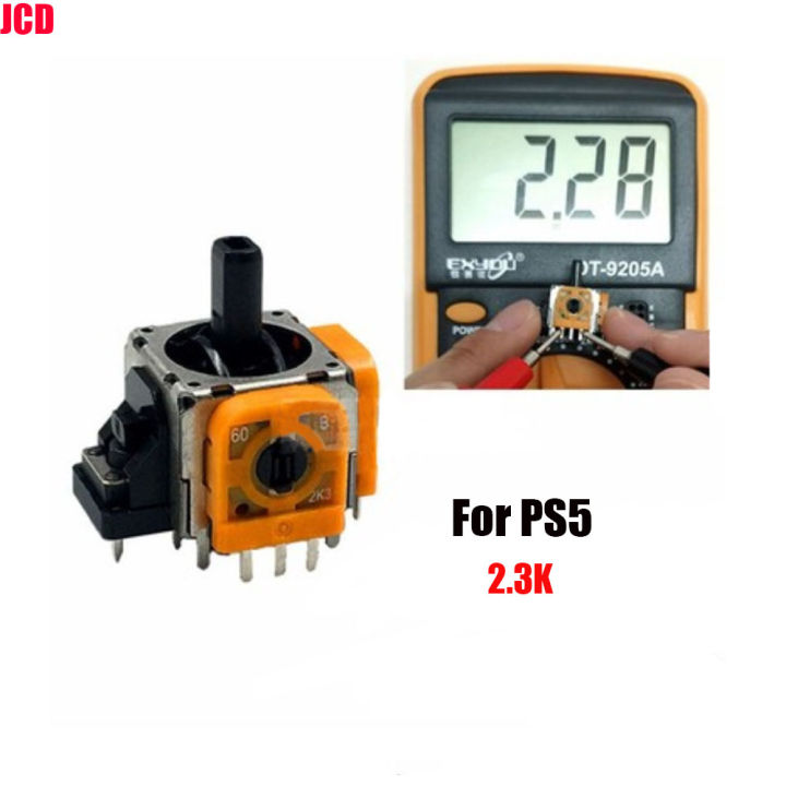JCD%201pcs%203Pin%203D%20Rocker%203D%20Analog%20Stick%20Joystick%20Sensor%20Module%20For%20PS5%20PS4%20PS3%20Controller%20Thumbstick%20Potentiometer%20Replacement%20-%20Image%203