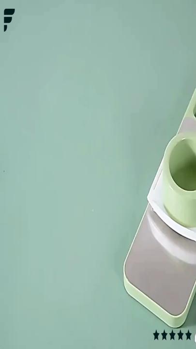 5-in-1 Multifunction Vegetable Cutter & Slicer – Stainless Steel Blades with Collection Basin | Manual Onion, Potato, Tomato, Garlic & Carrot Chopper | Kitchen Gadget with Hand Protector