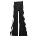 Fashion Stripe Flared Shark Pants Female Thin Style Leggings High Waist Hip Liftting Workout Running  Skinny Yoga Leggings. 