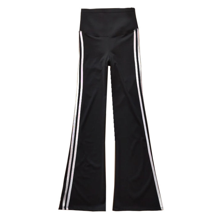 Fashion%20Stripe%20Flared%20Shark%20Pants%20Female%20Thin%20Style%20Leggings%20High%20Waist%20Hip%20Liftting%20Workout%20Running%20%20Skinny%20Yoga%20Leggings%20-%20Image%207