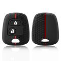 Silicone Car Key Cover Case for Peugeot 106 107 206 207 307 for Citroen C1 C2 C3 C4 XSARA PICASSO for Toyota AYGO Protector.