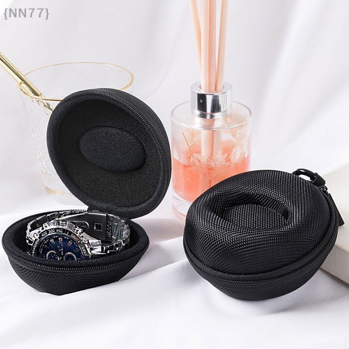 【No】Single Watch Travel Case - Portable Shock-Resistant Storage Box for Wristwatches & Smartwatches