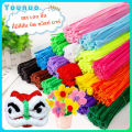 DIY velvet wire 100 PCs colorful twist twist twist bar length 30 cm thick velvet wire size 0.5-0.6mm build craft children's crafts children's crafts children's velvet wire. 