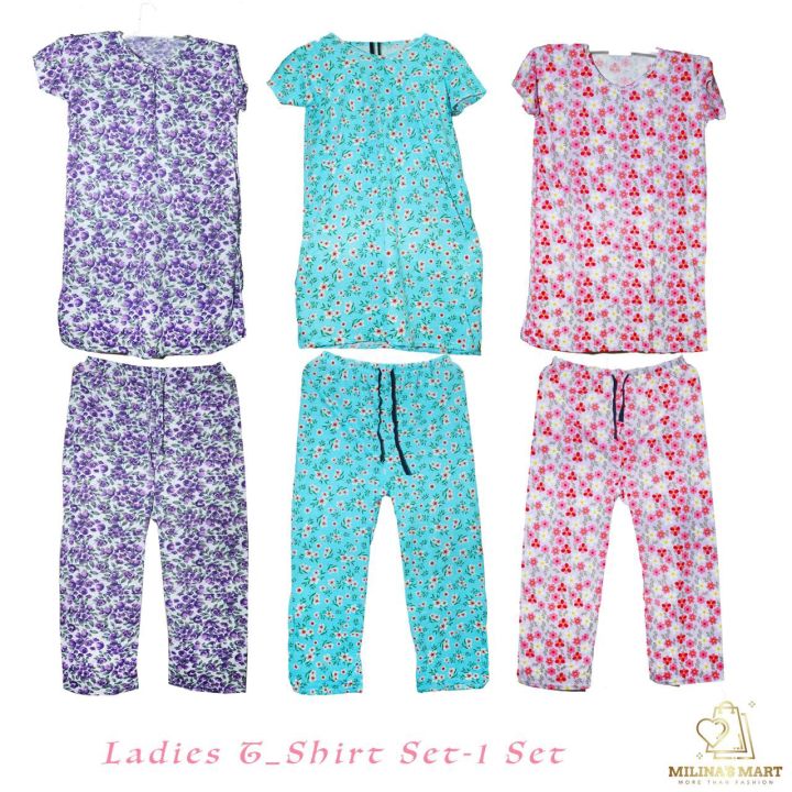 Long%20Tshirt%20with%20Palazzo%20Set%20for%20Women%20Multicolor%20Random%20Design%20Cotton.%20-%20Image%208