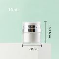 15/30/50ml Air Pump Moisturizer Jar Container Empty Cream Subpackage Vacuum Bottle for Skincare Face Makeup Lotion Creams. 