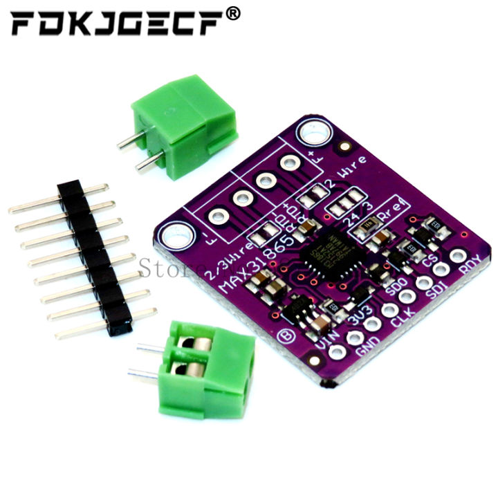 MAX31865%20PT100%20to%20PT1000%20RTD-to-Digital%20Converter%20Board%20Temperature%20Thermocouple%20Sensor%20Amplifier%20Module%203.3V/5V%20For%20Arduino%20-%20Image%202