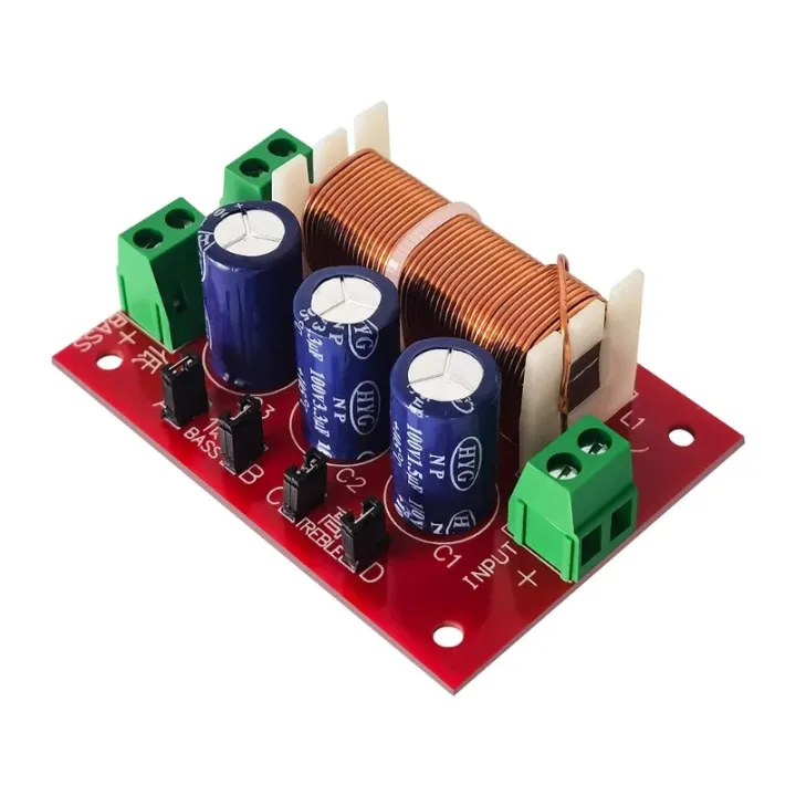 YLY-2088%202%20Way%20Crossover%20Filters%20Module%20400W%20Audio%20Speaker%20Frequency%20Divider%20Adjustable%20Full%20Range%20Treble%20Bass%20Welding%20Free%20-%20Image%202