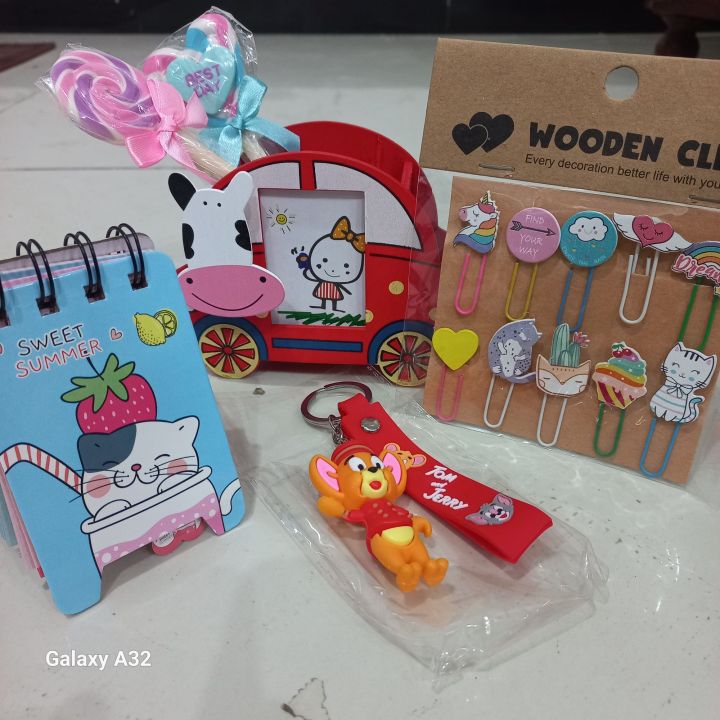 6 in 1 cute Stationary deal for girls