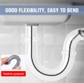 Metal Flexible 90 cm Wire Brush Hand Sink Cleaning Hook Sewer Dredging Device Snake Drain Cleaner Spring Pipe Dredging Tool Drain Opener Drain Clog Remover Sink Grabber Claws Opener Tool for Sewer Kitchen Sink Bathroom Tub Toilet Clogged Drains Catcher. 