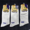 Pack Of 3 - Mens White Socks - Office White Long Socks ASB - High Quality. 
