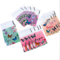 50pcs 7x10cm Transparent Butterfly Plastic Self Adhesive Opp Bags Pouches for DIY Jewelry Packaging Candy Cookie s Bag. 